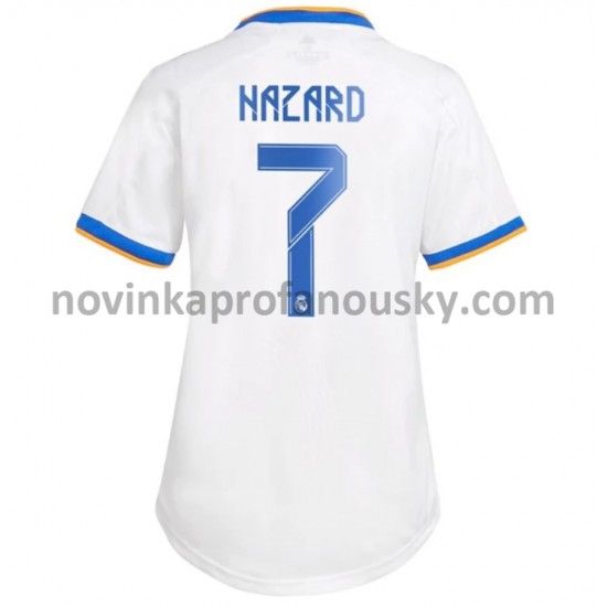 Real Madrid Dres Eden Hazard 7 Domácí Fotbalové Dresy pro Ženy 2021-2022