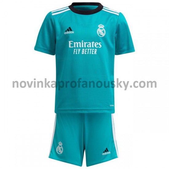 Real Madrid Dres Alternativní Fotbalové Dresy pro Děti 2021-2022