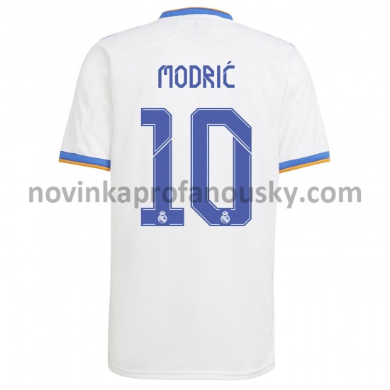 Real Madrid Dres Luka Modrić 10 Domácí Fotbalové Dresy pro Muže 2021-2022