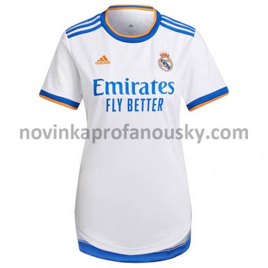 Real Madrid Dres Domácí Fotbalové Dresy pro Ženy 2021-2022