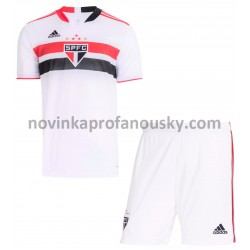 São Paulo Dres Domácí Fotbalové Dresy pro Děti 2021-2022