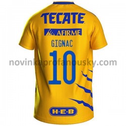 Tigres UANL Dres Andre-Pierre Gignac 10 Domácí Fotbalové Dresy pro Muže 2021-2022