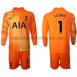 Tottenham Hotspur Dres Hugo Lloris 1 Brankářské Alternativní Fotbalové Dresy pro Děti 2021-2022 Dlouhý Rukáv
