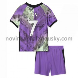 Tottenham Hotspur Dres Son Heung-min 7 Alternativní Fotbalové Dresy pro Děti 2021-2022