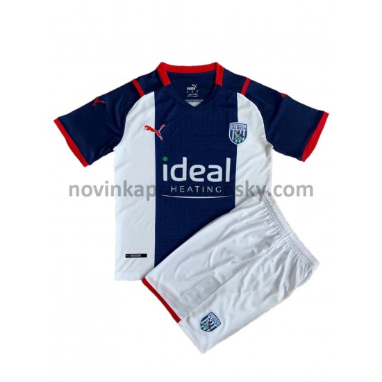 West Bromwich Albion Dres Domácí Fotbalové Dresy pro Děti 2021-2022