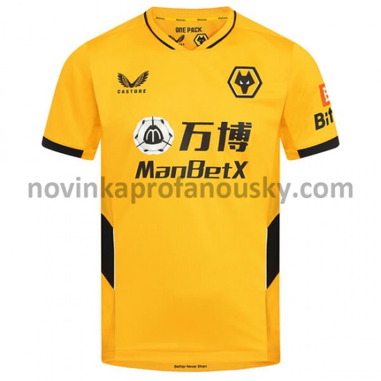 Wolverhampton Wanderers Dres Domácí Fotbalové Dresy pro Muže 2021-2022