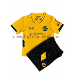 Wolverhampton Wanderers Dres Domácí Fotbalové Dresy pro Děti 2021-2022