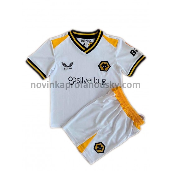 Wolverhampton Wanderers Dres Alternativní Fotbalové Dresy pro Děti 2021-2022