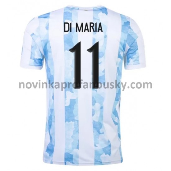 Argentina Dres Di Maria 11 Domácí Fotbalové Dresy pro Muže 2021