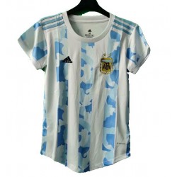 Argentina Dres Domácí Fotbalové Dresy pro Ženy 2021