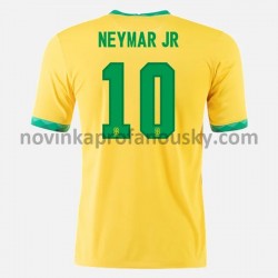 Brazílie Dres Neymar JR 10 Domácí Fotbalové Dresy pro Muže 2020-2021