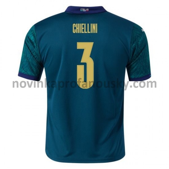 Itálie Dres Giorgio Chiellini 3 Alternativní Fotbalové Dresy pro Muže Euro 2020