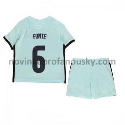 Portugalsko Dres Jose Fonte 6 Venkovní Fotbalové Dresy pro Děti Euro 2020