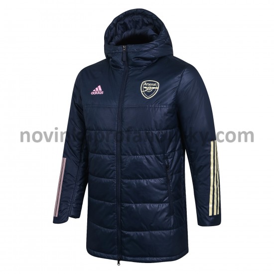 Arsenal Tmavě modrá Péřová Bunda pro Muže