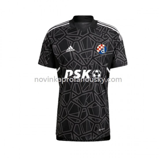 Dres Dinamo Zagreb Brankářské Domácí Fotbalové Dresy pro Muže 2022-2023 Krátký rukáv