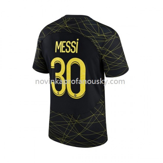 Paris Saint-Germain Dres Lionel Messi 10 Čtvrtý Fotbalové Dresy pro Muže 2022-2023 Krátký rukáv