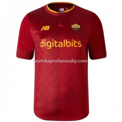 AS Roma Dres Domácí Fotbalové Dresy pro Muže 2022-2023 Krátký Rukáv