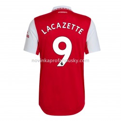 Arsenal Dres Lacazette 9 Domácí Fotbalové Dresy pro Muže 2022-2023 Krátký Rukáv