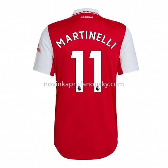 Arsenal Dres Martinelli 11 Domácí Fotbalové Dresy pro Muže 2022-2023 Krátký Rukáv