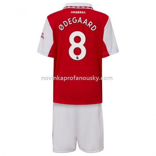 Arsenal Dres Odegaard 8 Domácí Fotbalové Dresy pro Děti 2022-2023 Krátký Rukáv
