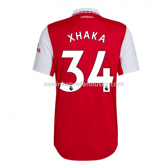 Arsenal Dres Xhaka 34 Domácí Fotbalové Dresy pro Muže 2022-2023 Krátký Rukáv