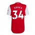 Arsenal Dres Xhaka 34 Domácí Fotbalové Dresy pro Muže 2022-2023 Krátký Rukáv