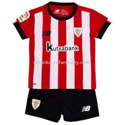 Athletic Bilbao Dres Domácí Fotbalové Dresy pro Děti 2022-2023 Krátký Rukáv