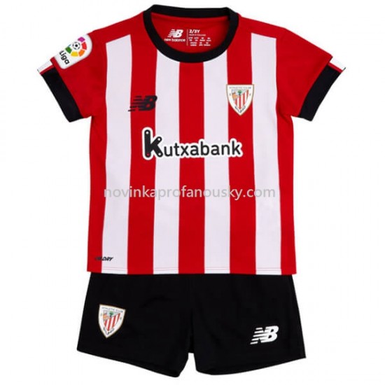 Athletic Bilbao Dres Domácí Fotbalové Dresy pro Děti 2022-2023 Krátký Rukáv