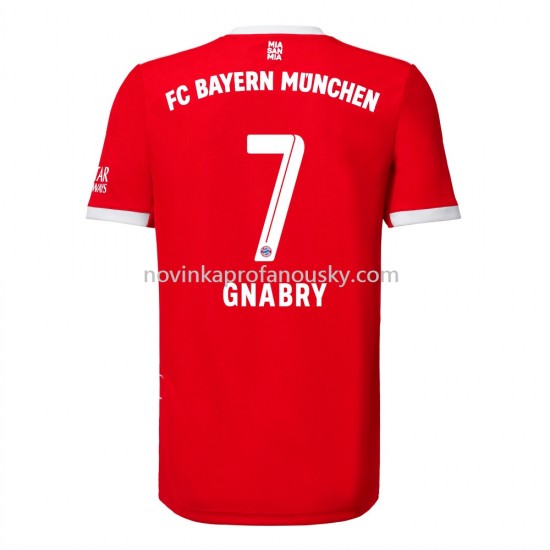 Bayern Mnichov Dres Gnabry 7 Domácí Fotbalové Dresy pro Muže 2022-2023 Krátký Rukáv