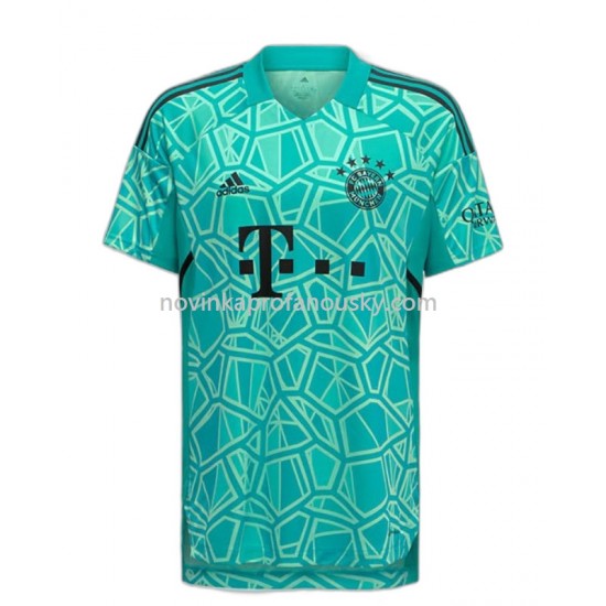 Bayern Mnichov Dres Brankářské Domácí Fotbalové Dresy pro Muže 2022-2023 Krátký Rukáv