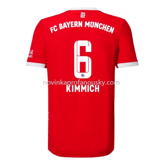 Bayern Mnichov Dres Kimmich 6 Domácí Fotbalové Dresy pro Muže 2022-2023 Krátký Rukáv