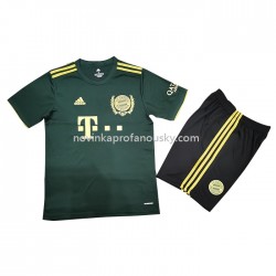 Bayern Mnichov Dres Domácí Fotbalové Dresy pro Děti 2021-2022 Krátký Rukáv