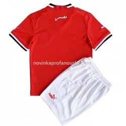 Egypt Dres Domácí Fotbalové Dresy pro Děti 2022 Krátký Rukáv
