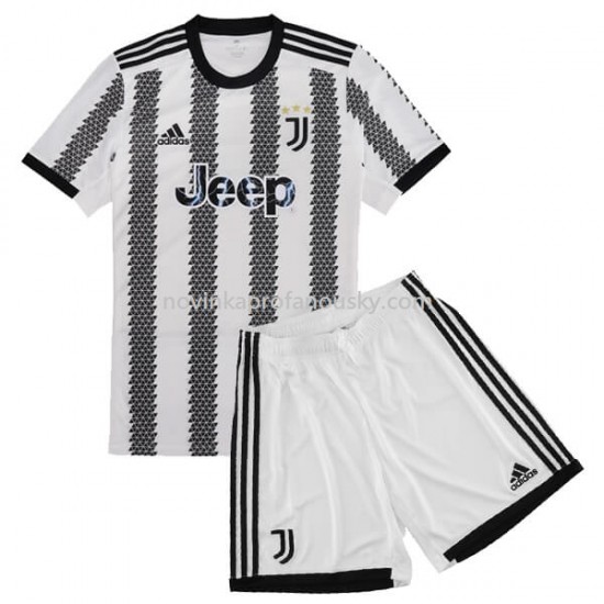 Juventus Dres Domácí Fotbalové Dresy pro Děti 2022-2023 Krátký Rukáv