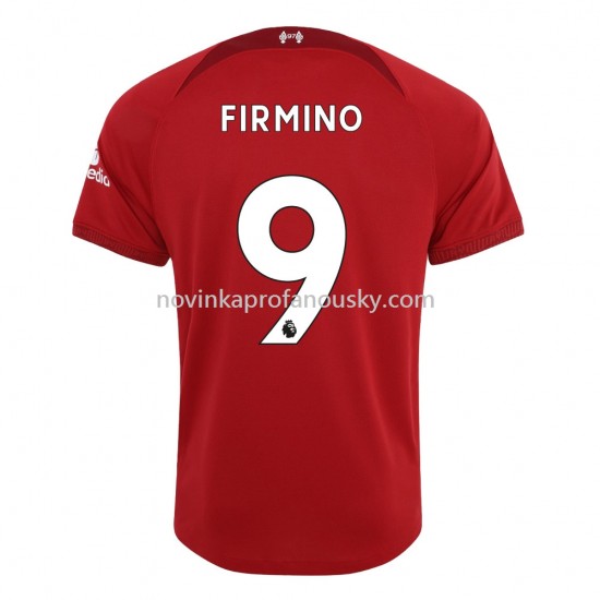 Liverpool Dres Firmino 9 Domácí Fotbalové Dresy pro Muže 2022-2023 Krátký Rukáv