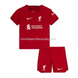 Liverpool Dres Domácí Fotbalové Dresy pro Děti 2022-2023 Krátký Rukáv