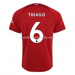 Liverpool Dres Thiago 6 Domácí Fotbalové Dresy pro Muže 2022-2023 Krátký Rukáv