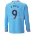 Manchester City Dres G.Jesus 9 Domácí Fotbalové Dresy pro Muže 2022-2023 Dlouhý rukáv