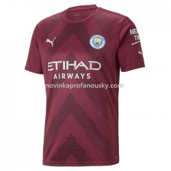 Manchester City Dres Brankářské Domácí Fotbalové Dresy pro Muže 2022-2023 Krátký Rukáv