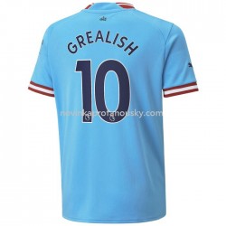 Manchester City Dres Grealish 10 Domácí Fotbalové Dresy pro Muže 2022-2023 Krátký Rukáv