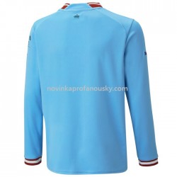 Manchester City Dres Domácí Fotbalové Dresy pro Muže 2022-2023 Dlouhý rukáv