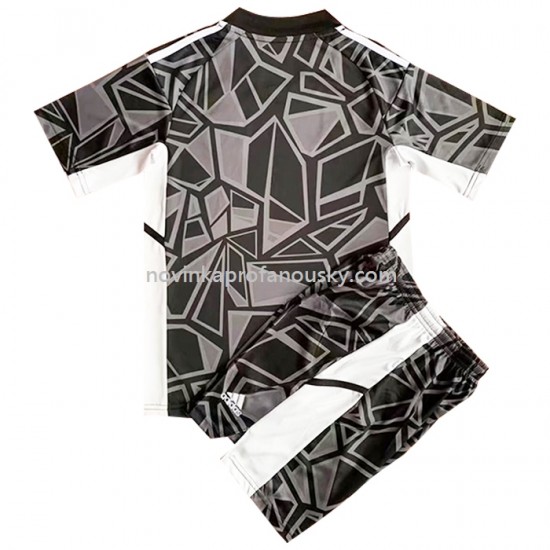 Manchester United Dres Brankářské Venkovní Fotbalové Dresy pro Děti 2022-2023 Krátký Rukáv