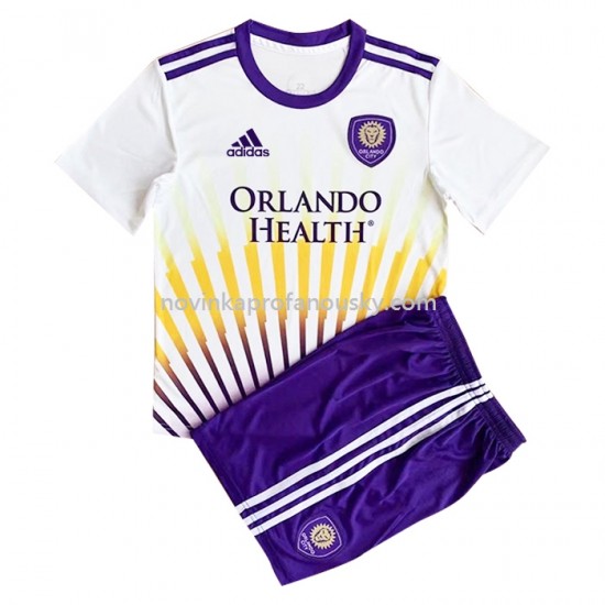 Orlando City Dres Venkovní Fotbalové Dresy pro Děti 2022-2023 Krátký Rukáv