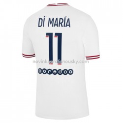 Paris Saint-Germain Dres Di Maria 11 Čtvrtý Fotbalové Dresy pro Muže 2021-2022 Krátký Rukáv