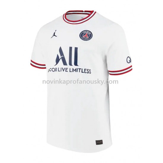 Paris Saint-Germain Dres Čtvrtý Fotbalové Dresy pro Muže 2021-2022 Krátký Rukáv
