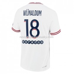 Paris Saint-Germain Dres Georginio Wijnaldum 18 Čtvrtý Fotbalové Dresy pro Muže 2021-2022 Krátký Rukáv