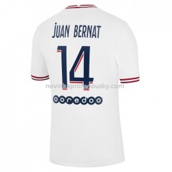 Paris Saint-Germain Dres Juan Bernat 14 Čtvrtý Fotbalové Dresy pro Muže 2021-2022 Krátký Rukáv
