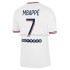 Paris Saint-Germain Dres Kylian Mbappé 7 Čtvrtý Fotbalové Dresy pro Muže 2021-2022 Krátký Rukáv
