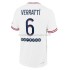 Paris Saint-Germain Dres Marco Verratti 6 Čtvrtý Fotbalové Dresy pro Muže 2021-2022 Krátký Rukáv