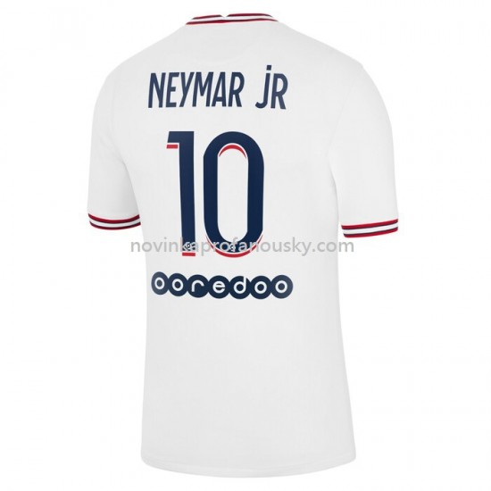 Paris Saint-Germain Dres Neymar Jr 10 Čtvrtý Fotbalové Dresy pro Muže 2021-2022 Krátký Rukáv